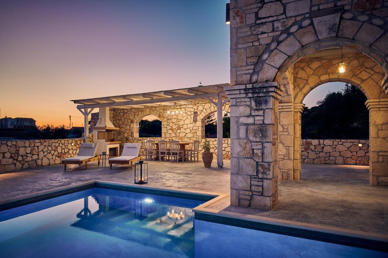 Ioanna Chateau - Luxury Stone Villa Maries  Bagian luar foto